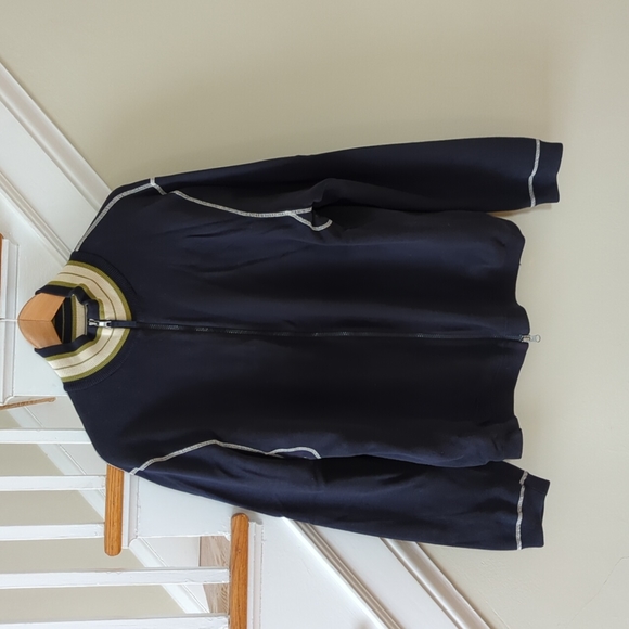 Banana Republic navy blue zipup jacket size XL - Picture 1 of 13
